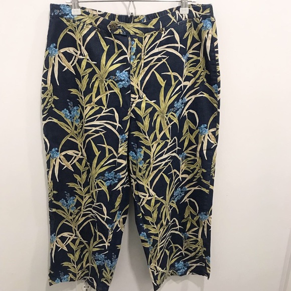 Vintage 90s Tropical Floral Two Piece Set - Picture 3 of 6